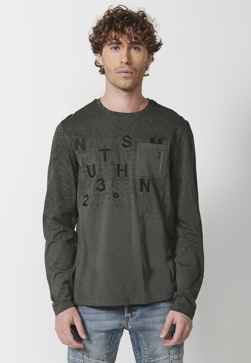 Koroshi Top dugih rukava - kaki khaki