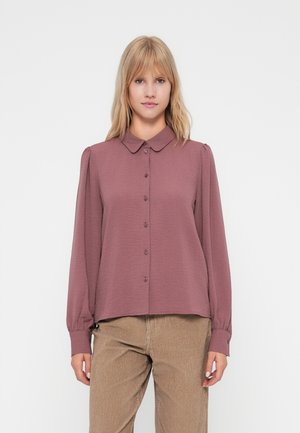 JDYDIVYA LIFE PUFF SHIRT - Hemdbluse - rose brown