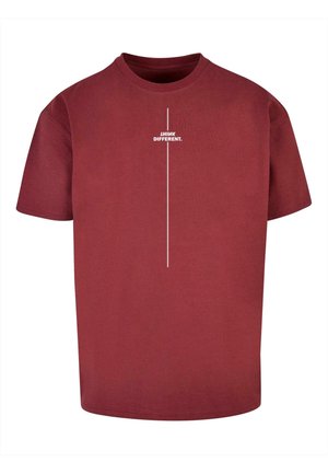 THINK DIFFERENT HEAVY - T-shirt print - cherry