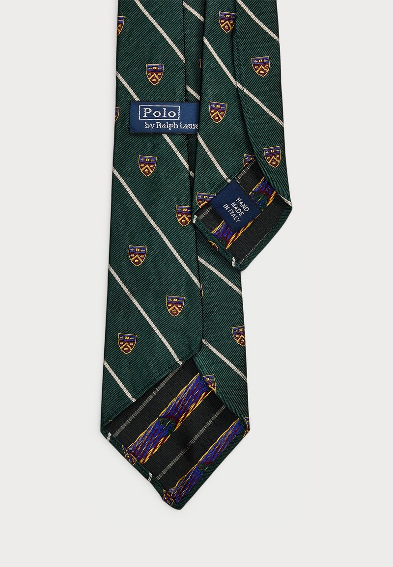 Polo Ralph Lauren VINTAGE-INSPIRED SILK REPP CLUB TIE Tie dark
