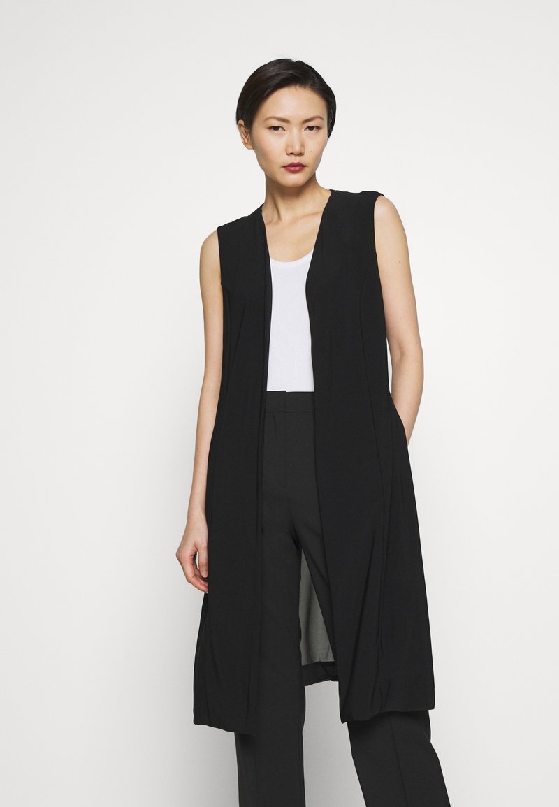 DKNY - FOUNDATION VEST SHEER BACK - Vest - black, Forstør