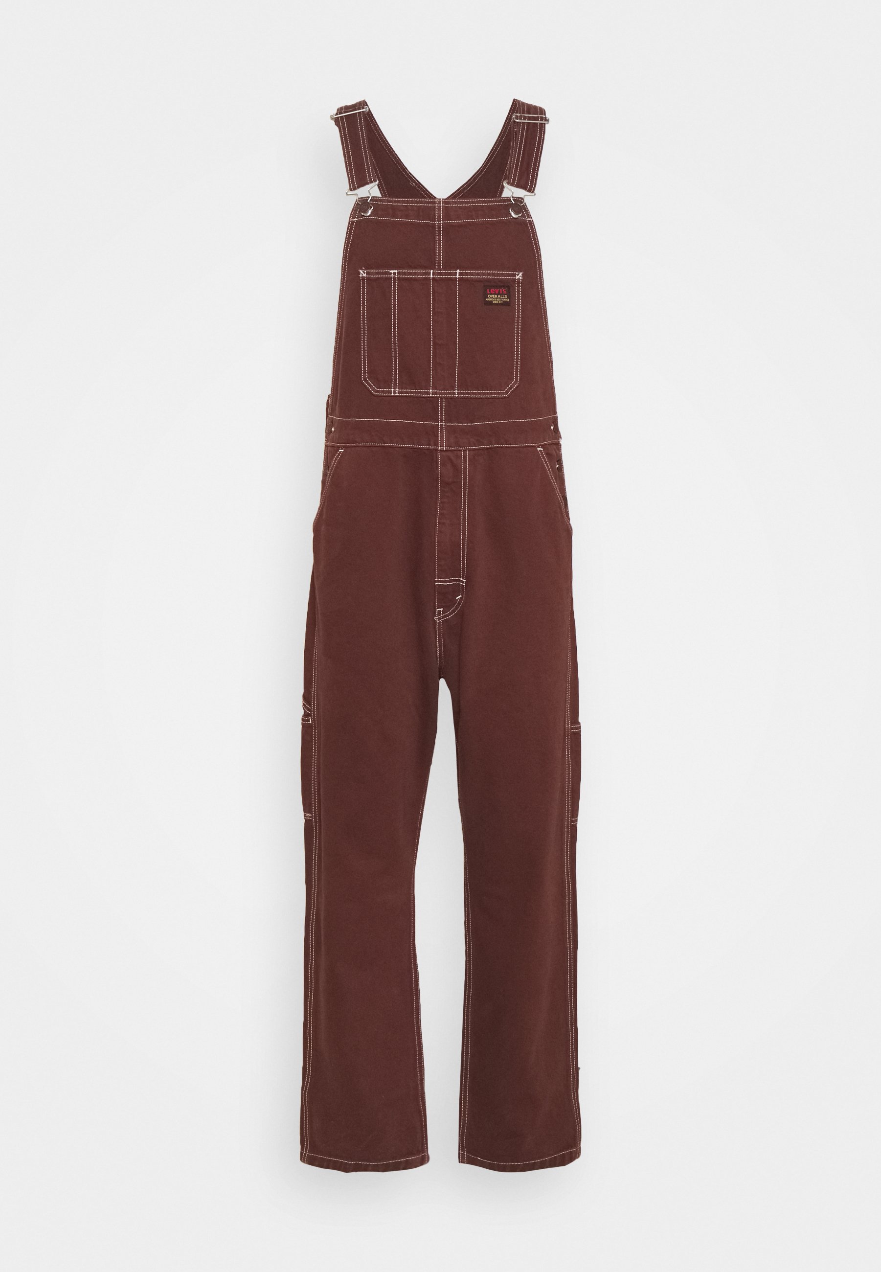 Levi's® Workwear RT OVERALL - Dungarees - bitter chocolate/dark red -  Zalando.co.uk