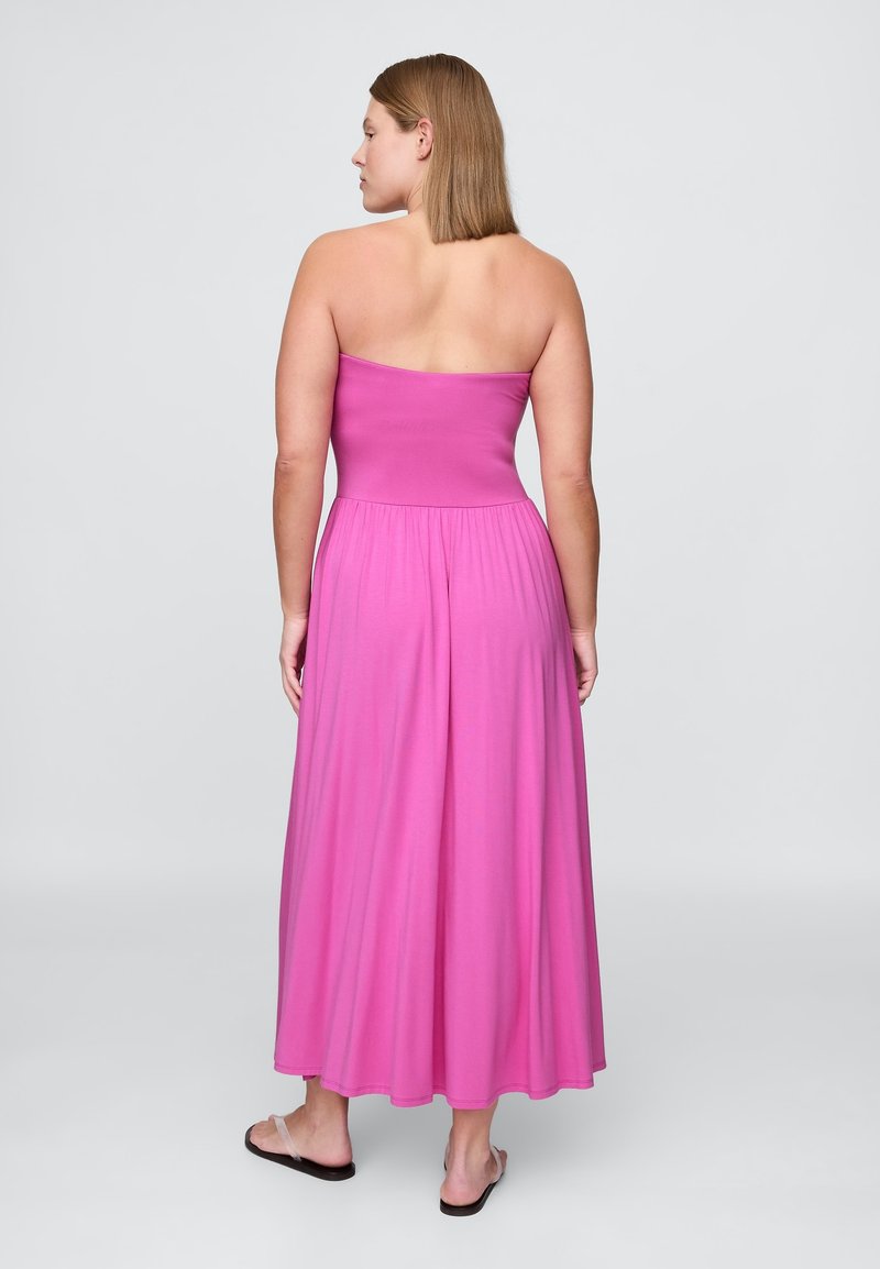 GAP STRAPLESS DROP WAIST DRESS - Maxi dress - budding lilac/lilac -  Zalando.co.uk
