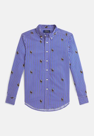 POLO BEAR STRIPED COTTON SHIRT - Pluus - blue