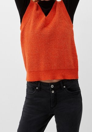 Jersey de punto - mottled orange