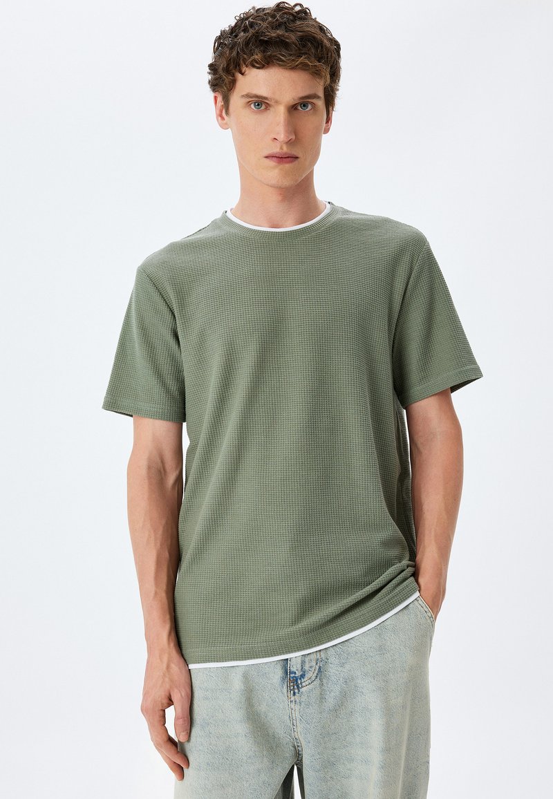 Koton Camiseta básica - khaki