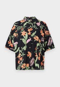 BEACH NOSTALGIA CRINKLE - Button-down blouse - black