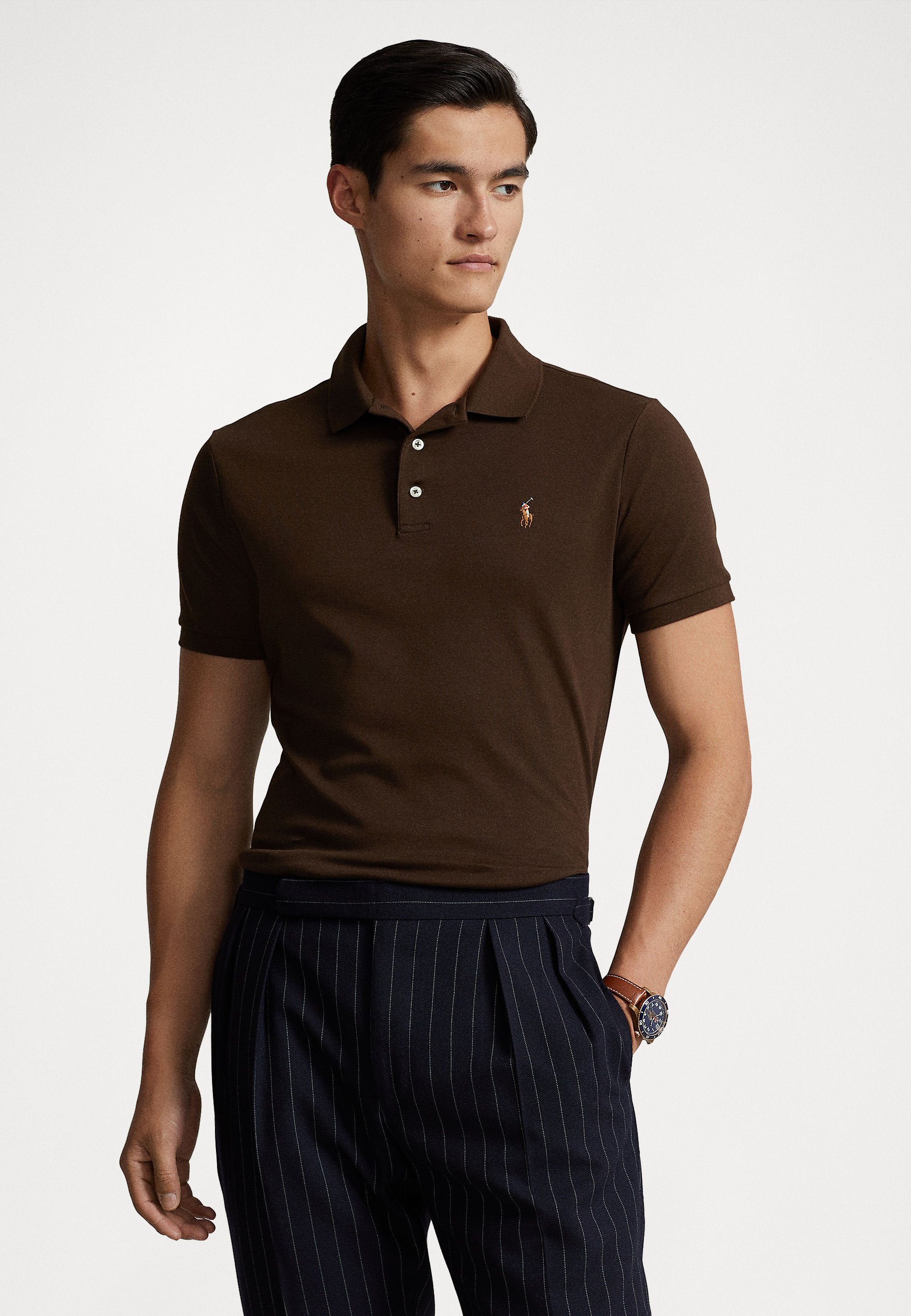 ralph lauren brown shorts