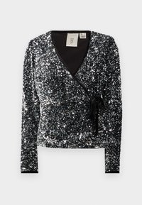 YASELLE WRAP SHOW - Bluse - silver
