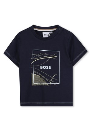 BOSS Kidswear TEE - T-shirt imprimé - navy