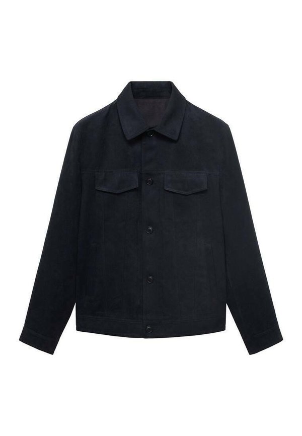 IMITATIELEREN BIKER - Light jacket - marineblauw3