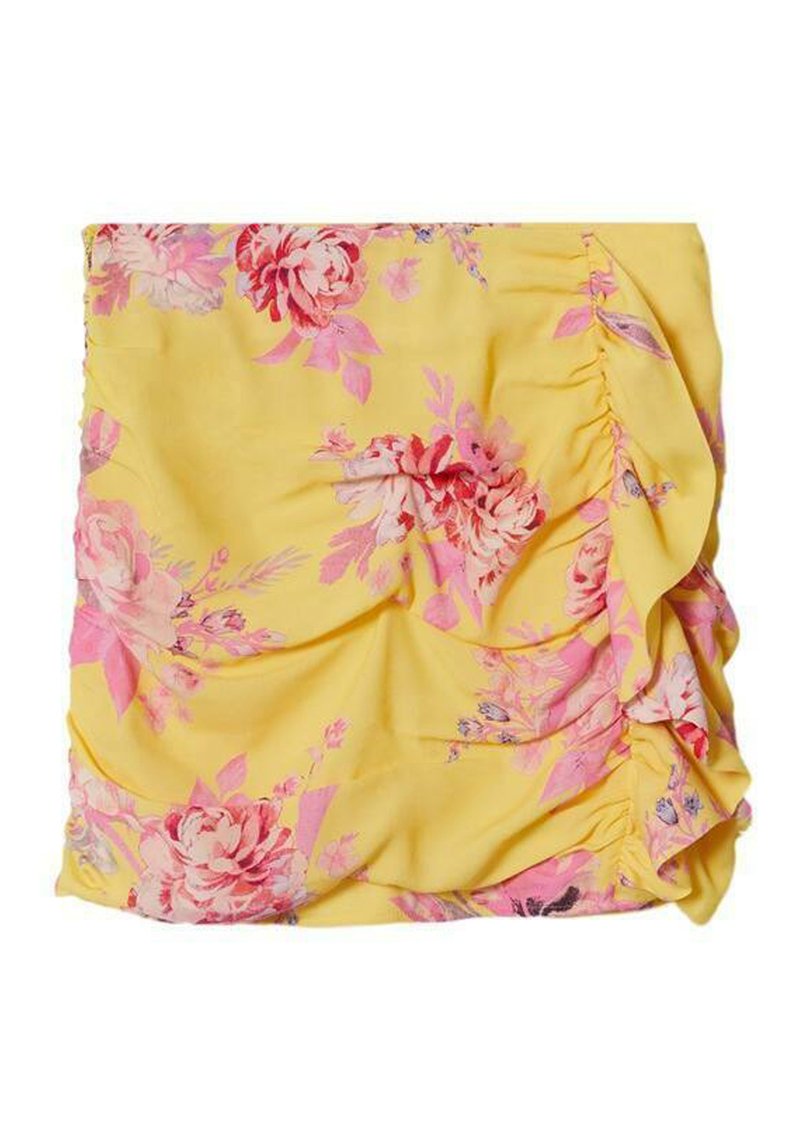 Mango Minirok geel Mango Minirok geel