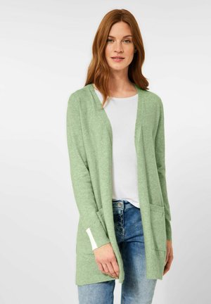 OFFENER COSY - Cardigan - grün