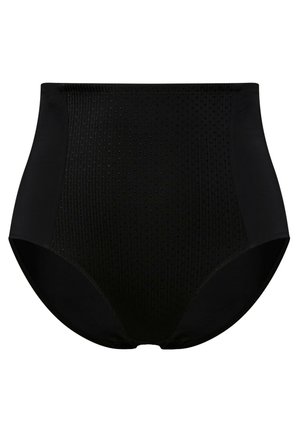 Ulla Popken, PANTYBROEKJE, HIGH WAIST, JACQUARD INET - Hipster - black
