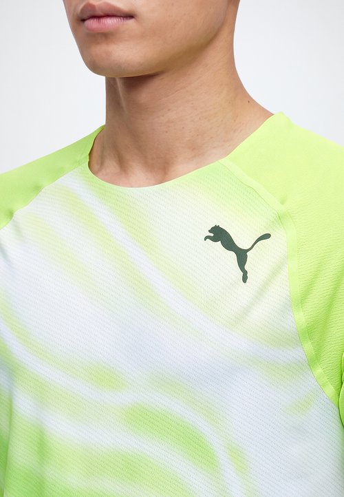 PUMA LIGHTSPEED GRAPHIC - Sports T-shirt - sunny lime — photo 6