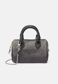 NELL SATCHEL CROSSBODY - Torbica - black/silver-coloured