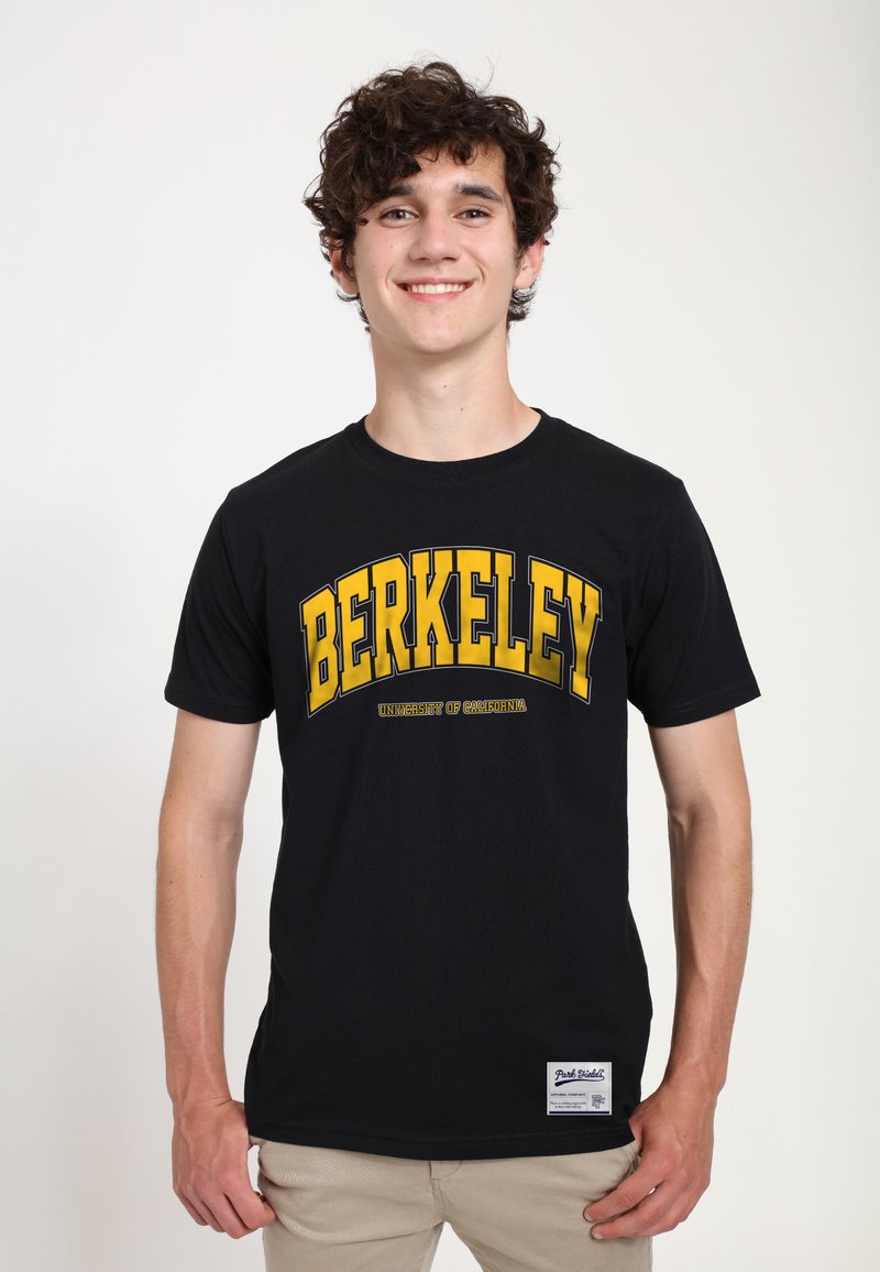 Henry Tiger BERKELEY UNIVERSITY OF CALIFORNIA ARCH - Triko s potiskem - black