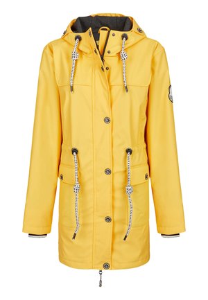 Friesennerz Damen Gefüttert Regenliebe Damen Regenmantel Mit Teddyfleece - Wasserdichter Friesennerz In Cappuccino Übergrößen Regenmantel