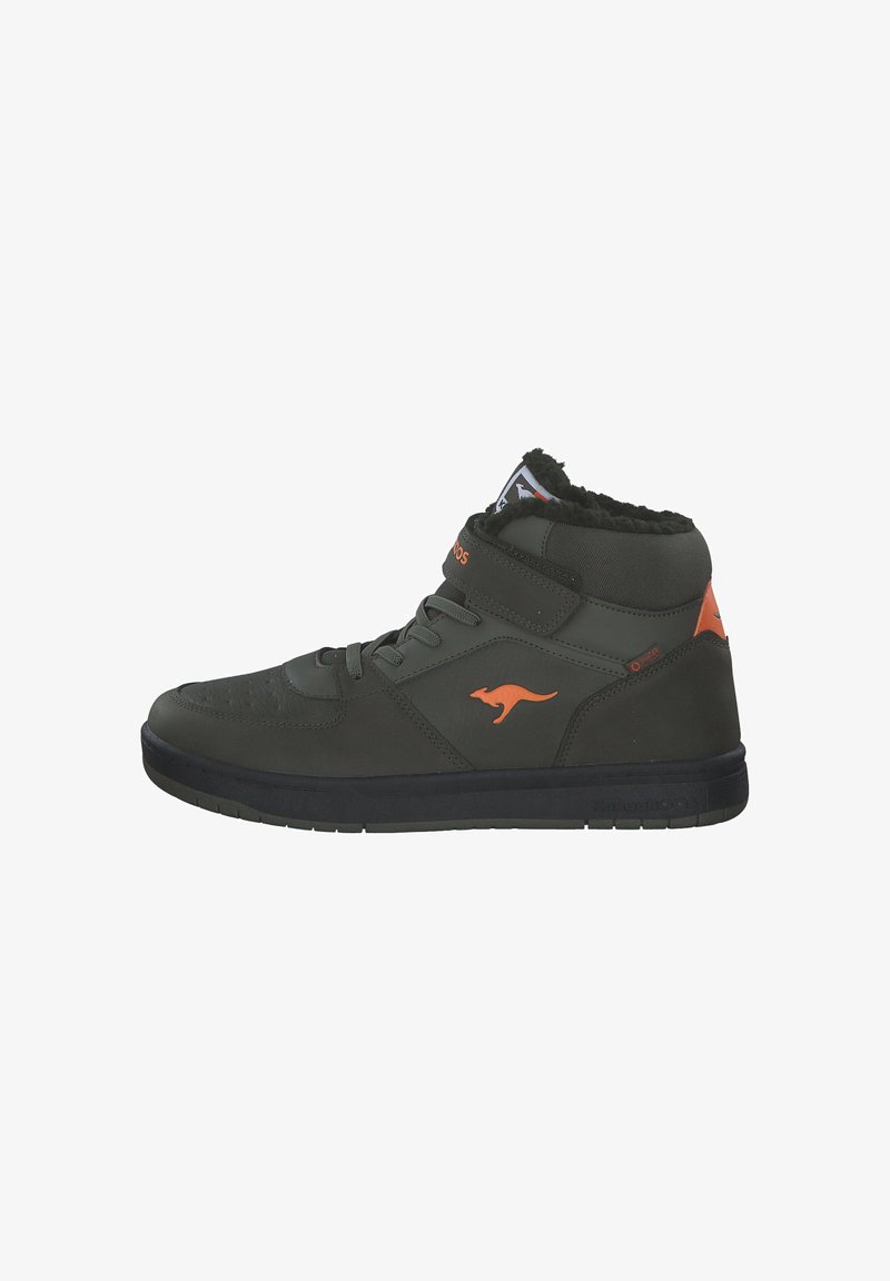 KangaROOS BOUND MID - Bottines à lacets - military green flame