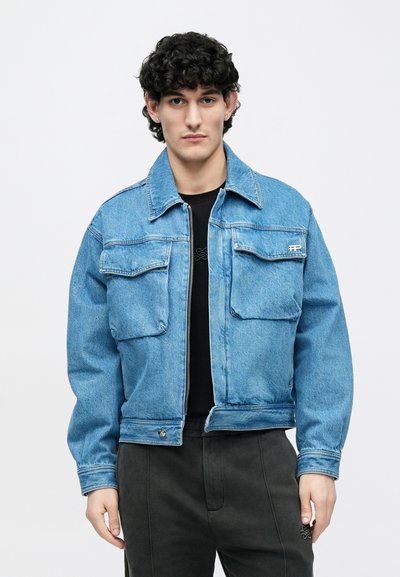 Filling Pieces JACKET WASHED - Farmerdzseki - indigo