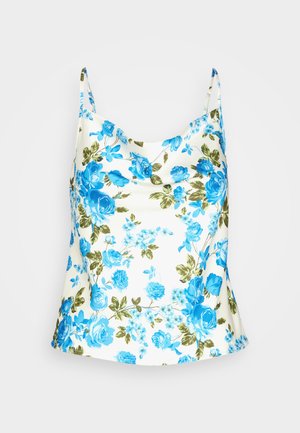 VILA VIRAVENNA  - Débardeur - birch/blue