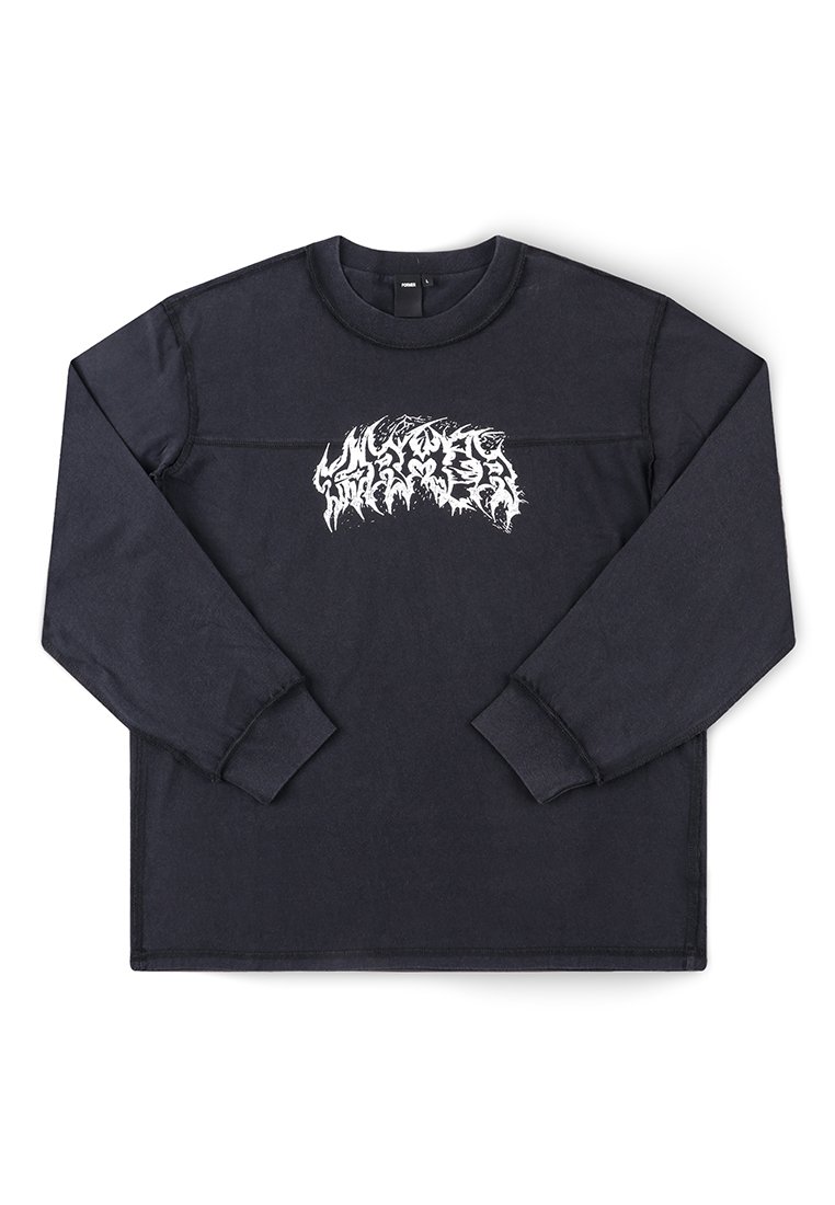 Former PRAISE - Long sleeved top - washed black/anthracite