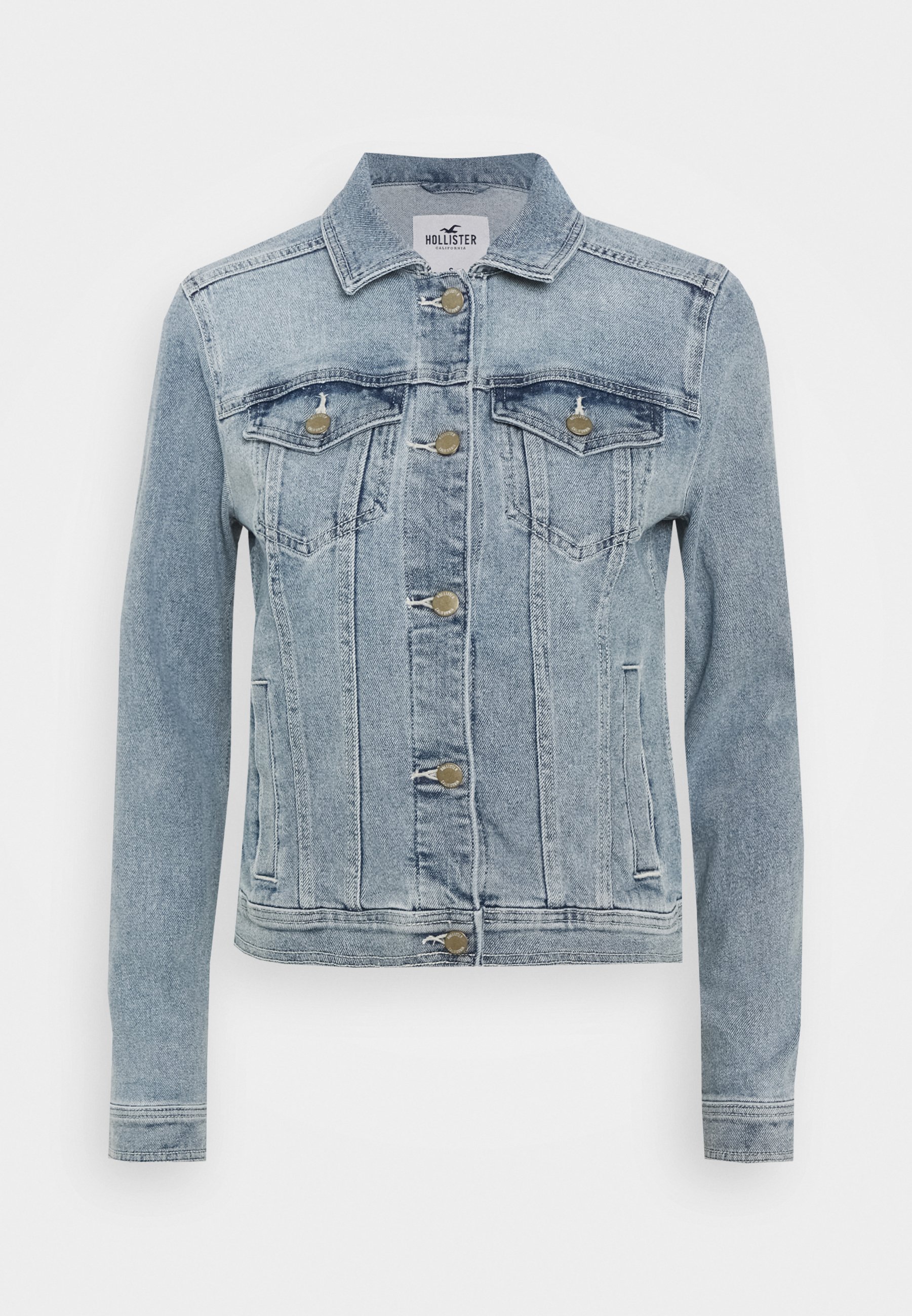 Hollister Co. CLASSIC JACKET Jeansjacka medium wash Hollister Co. CLASSIC JACKET Jeansjacka medium wash