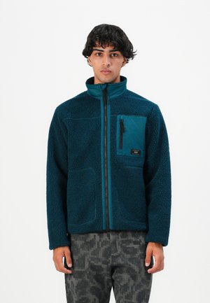 TEXTURE - Fleecetakki - deep pond green