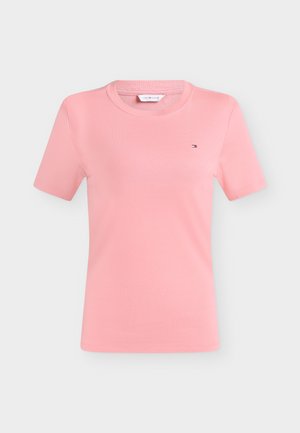 Tommy Hilfiger, SLIM FIT - Μπλουζάκι με στάμπα - carnation pink