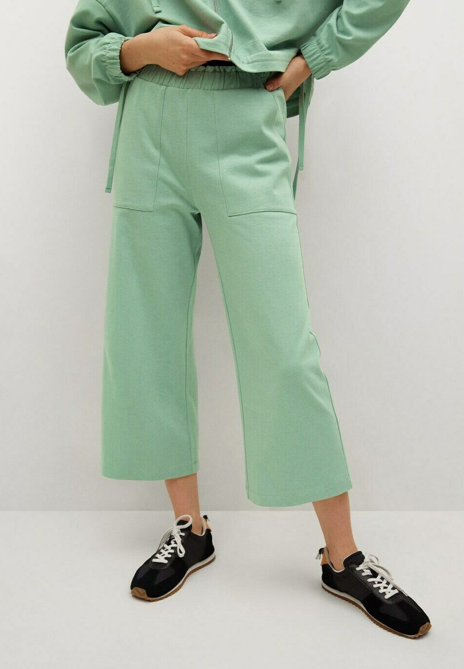 Mango Pantaloni - pastel green/verde chiaro - Zalando.it