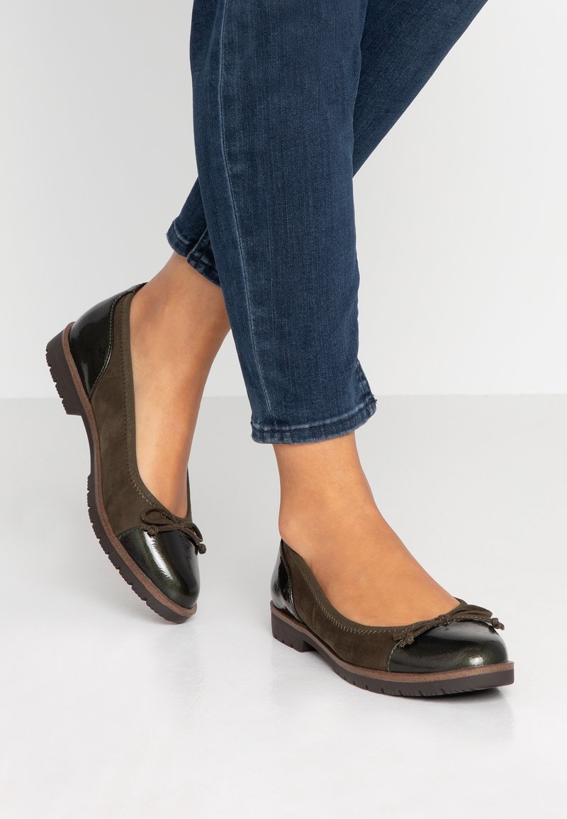 Marco Tozzi Ballerines - khaki