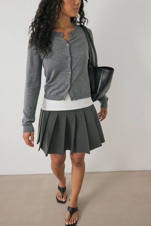 A-linjainen hame - grey
