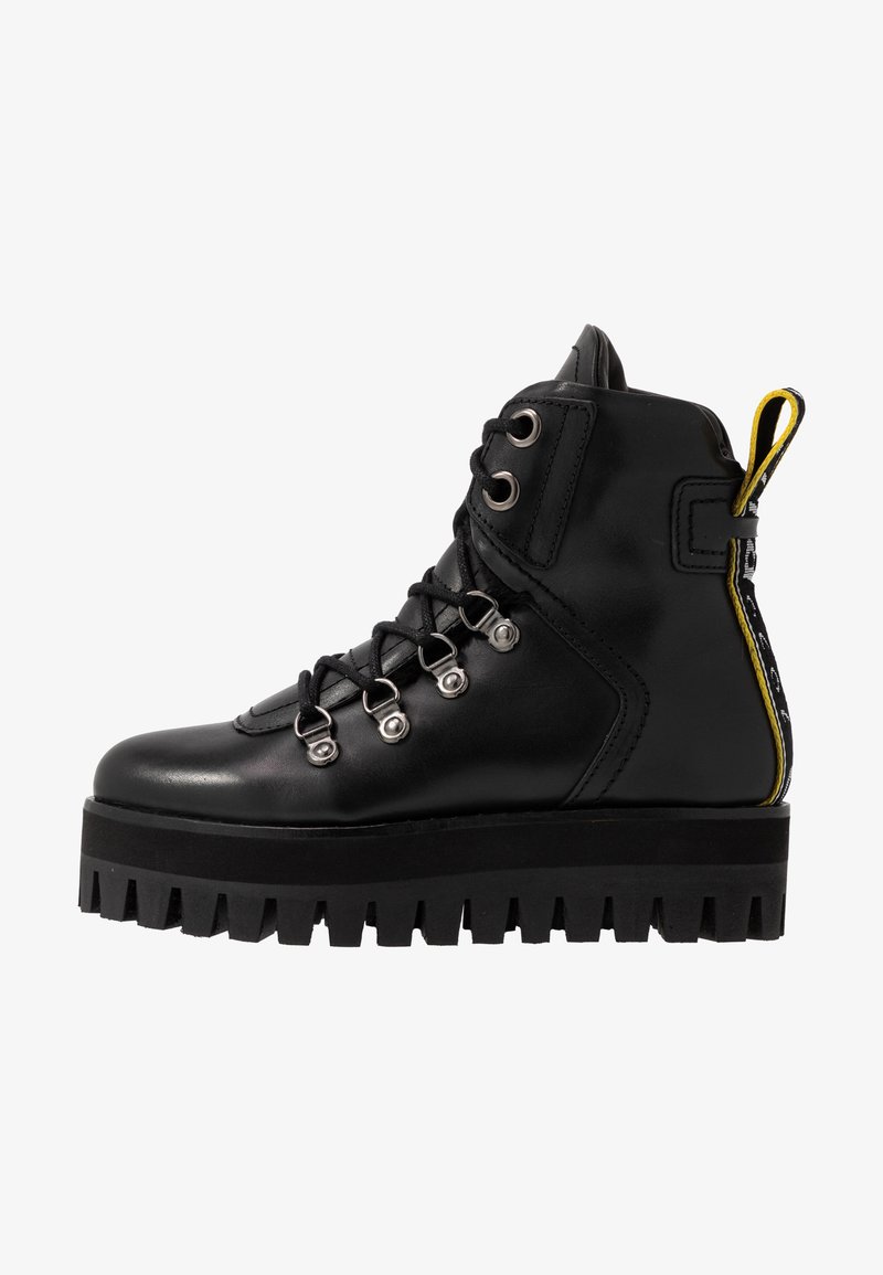 Buffalo London Gesina Platform Ankle Boots Black Zalando Co Uk