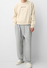 Bershka Stickad tröja - beige