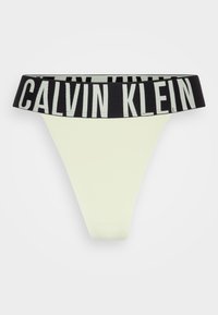 HIGH LEG THONG INTENSE POWER - Stringit - lime cream