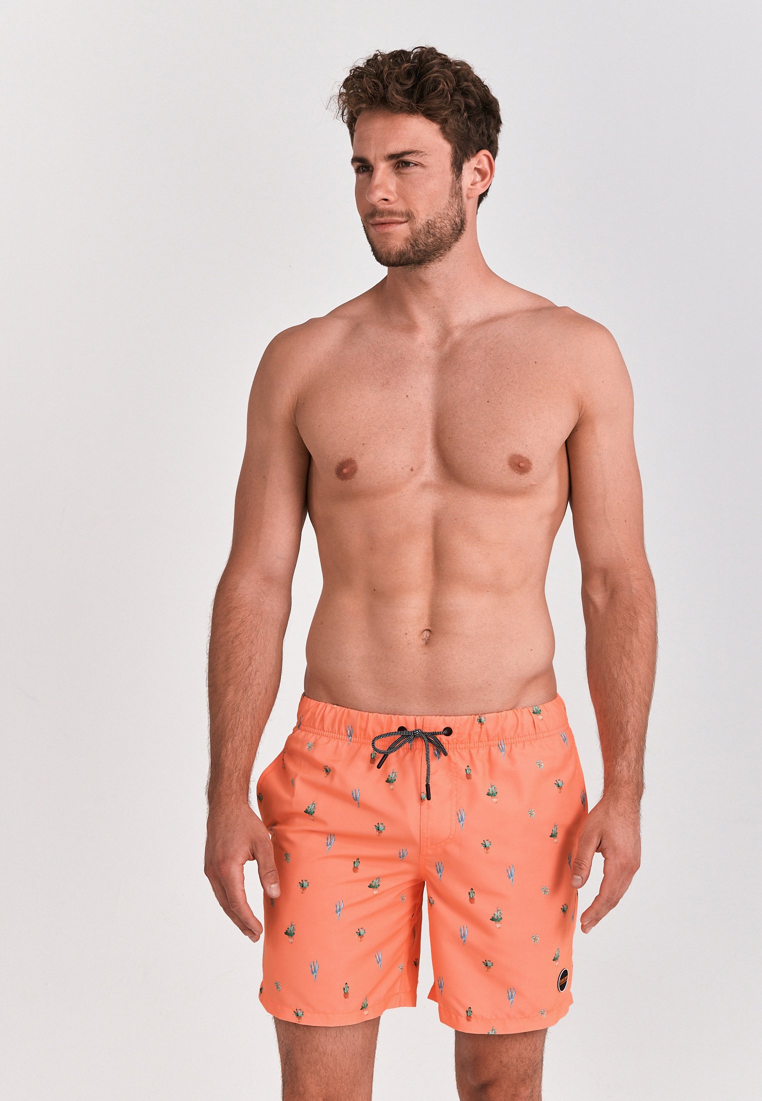 neon orange short