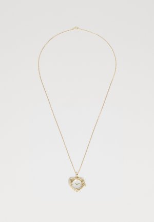 Yvonne Leon PENDENTIF HORLOGE CŒUR - Κολιέ - yellow  gold-coloured