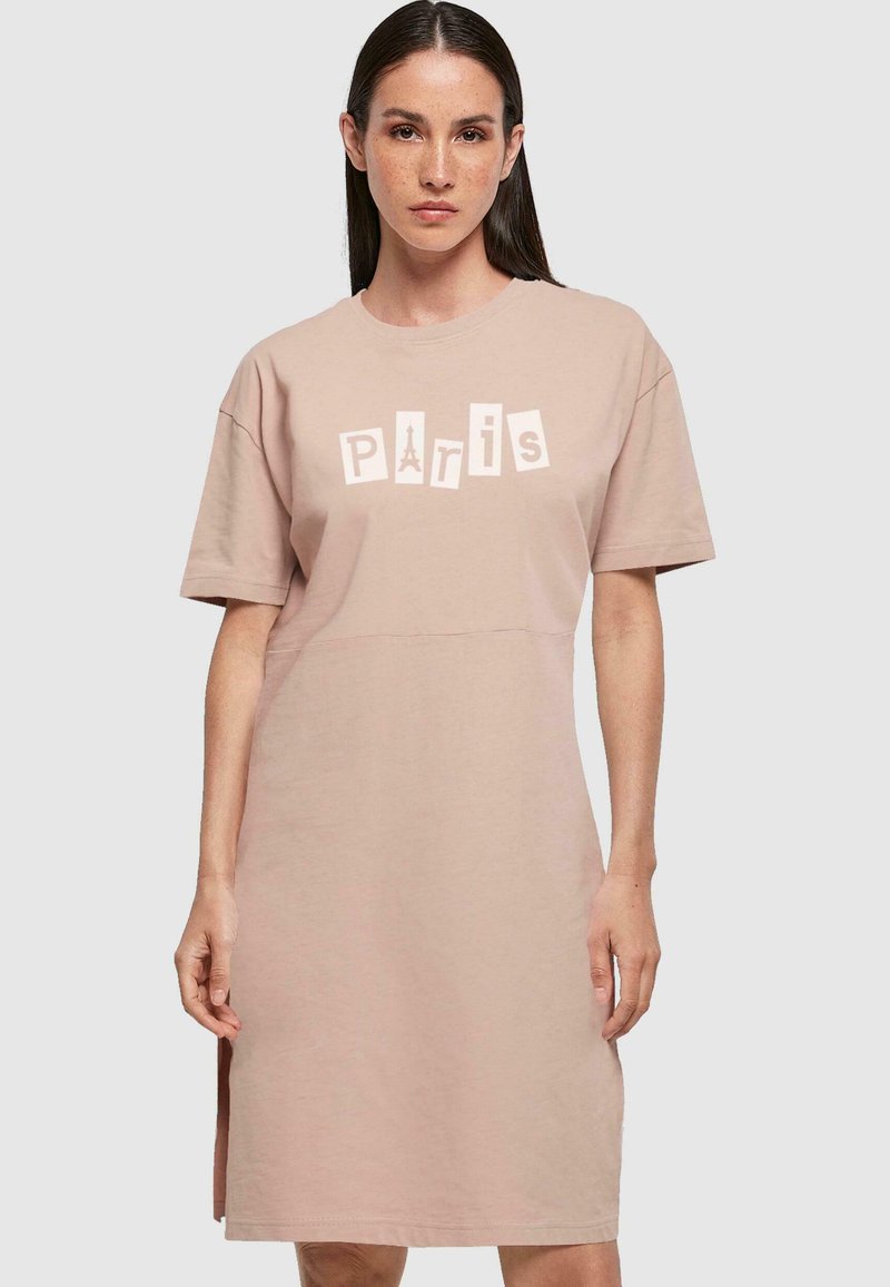 Merchcode PARIS X SLIT - Sukienka z dżerseju