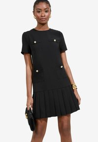 Lipsy REGULAR FIT - SHORT SLEEVE - Kasdienė suknelė - black