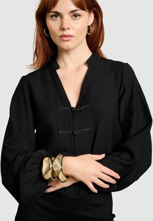 LolaLiza, CRINKLED BLOUSE CRINKLED BLOUSE - Blouse - black