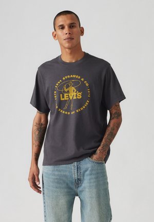 RELAXED FIT TEE - Trükipildiga T-särk - phantom
