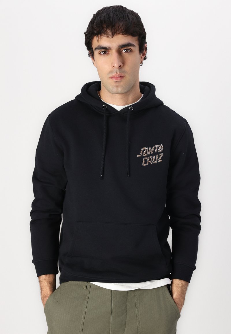 Hoodie Santa Cruz Garçon 13-14 Ans – Noir – Zippé – Occasion (détails)