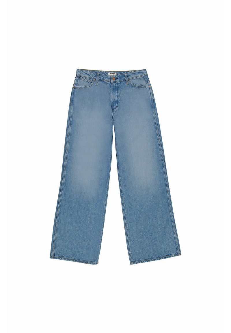 Wrangler Wide leg blauw denim/bluedenim