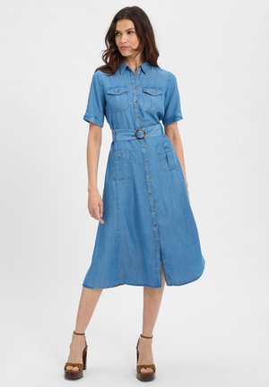 Denim dress - light stone