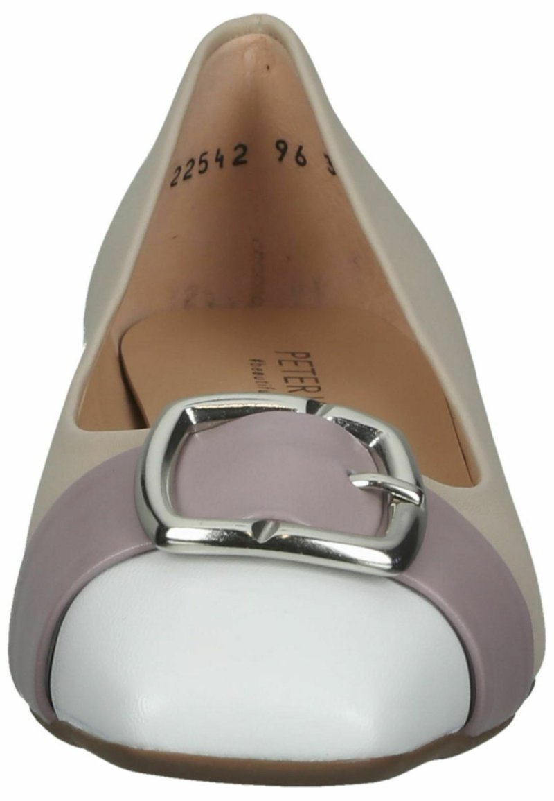Damen Klassische Ballerinas | Peter Kaiser Klassischer Ballerina beige/weiß - PZ11560 Damen Klassische Ballerinas | Peter Kaiser Klassischer Ballerina beige/weiß - PZ11560