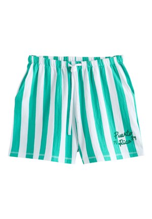 Next, Jogginghose - green ecru stripe
