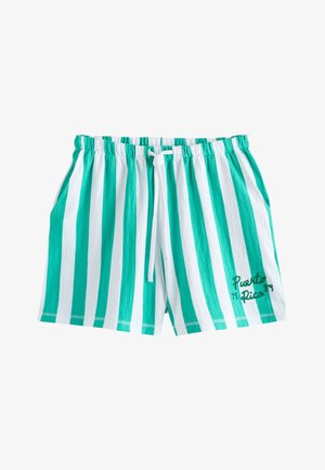 Next, Tepláky - green ecru stripe