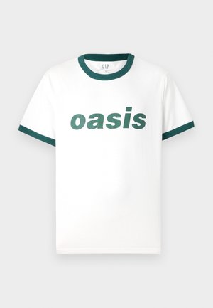 GAP V NECK - Print T-shirt - rain forest