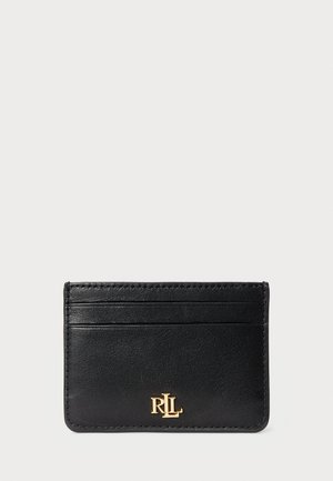 LEATHER CARD CASE - Wallet - black