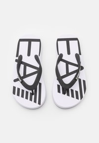 EA7 Emporio Armani UNISEX - Sandalai su T formos dirželiu - white/black